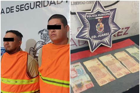 Los detienen por ofrecer 600 pesos a policías