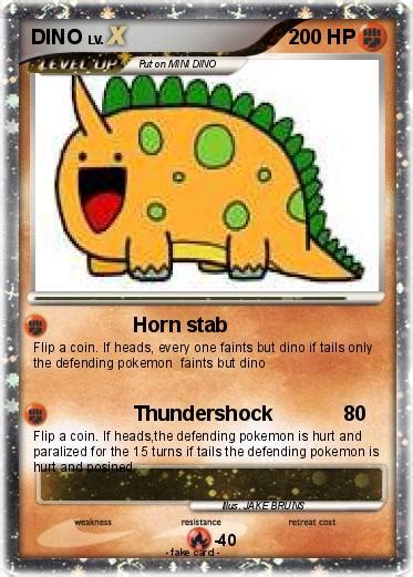 Pokémon DINO 212 212 - Horn stab - My Pokemon Card