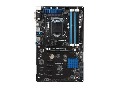 ASRock H97 Anniversary LGA 1150 ATX Intel Motherboard - Newegg.com