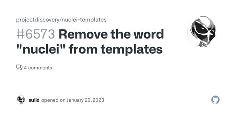 Remove the word "nuclei" from templates · Issue #6573 ...