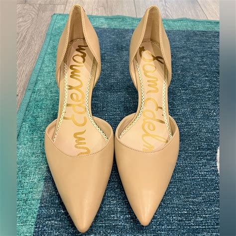Sam Edelman Jaina Dorsay Pump Nude Gem