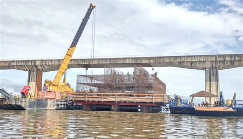 Constru O De Ponte Sobre O Rio Tocantins Em Porto Nacional Segue Em