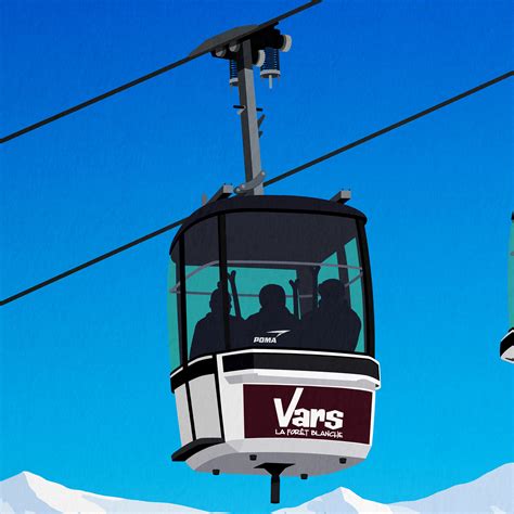 Vars Risoul Ski Poster Ski Resort Poster Skiing Poster - Etsy UK