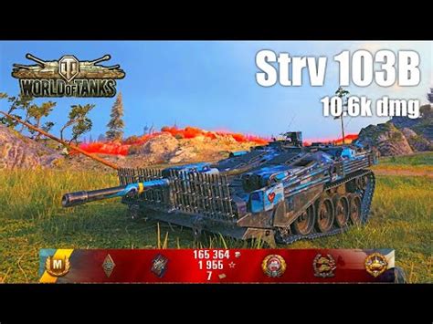 Strv 103B 10 6K Damage 3 Kills Karelia World Of Tanks YouTube