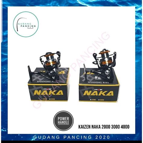 Jual Reel Pancing Kaizen Naka Power Handle Shopee