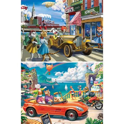 Set of 2: Art World Jigsaw Puzzle | Bits and Pieces