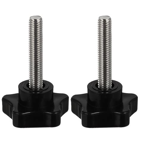 HOMEMAXS 2pcs Clamping Screw Knobs Clamping Hand Star Knobs With