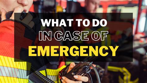 What To Do In An Emergency Steps To Be Prepared Work Safety Qld