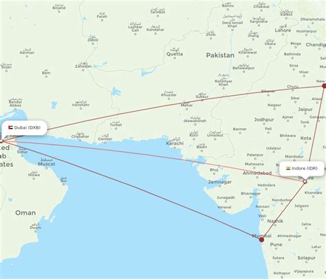 All Flight Routes From Dubai To Indore Dxb To Idr Flight Routes