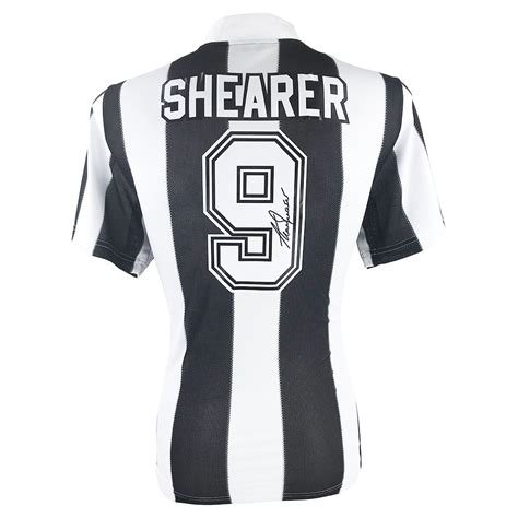 Signed Alan Shearer Jersey - Newcastle United Icon