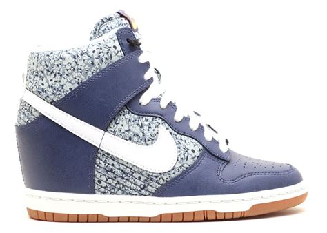 W S Dunk Sky Hi Lib Qs Liberty Nike Blue Recall