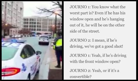 Caught On Hot Mic Two Journalists Joke At The Prospect Of Assassinating President Trump