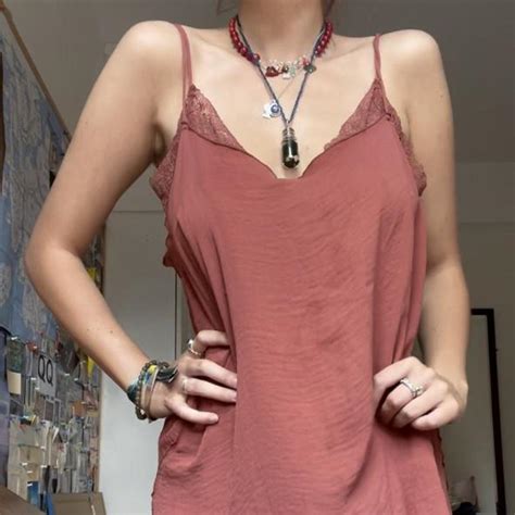 Really Pretty Burnt Orangepink Summer Dress With Depop