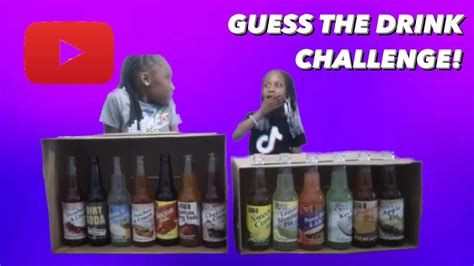 Guess The Drink Challenge YouTube