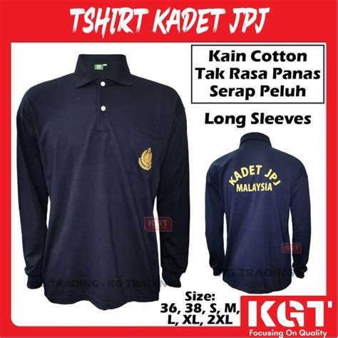 Tshirt Kadet Jpj Malaysia Lengan Panjang Long Sleeves Tshirt Kadet Jpj