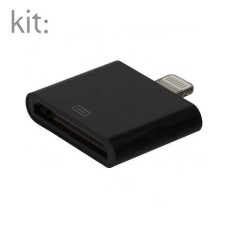 Kit: Lightning to 30-pin Adapter for Apple Devices - Black Reviews
