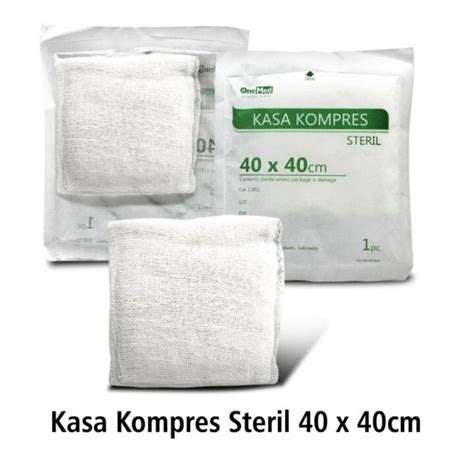 Kasa Kompres Steril X Cm Kasa Steril Onemed Perban Kassa Lazada