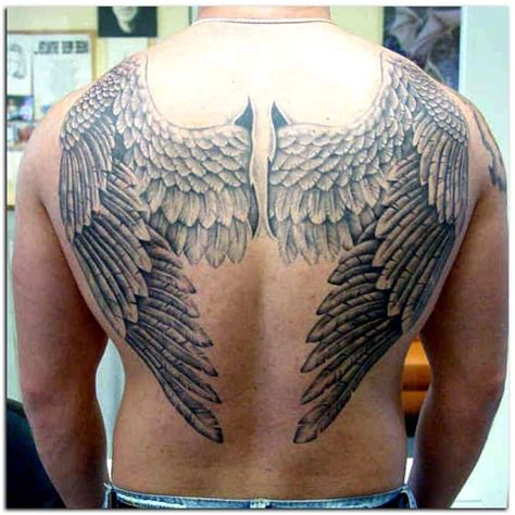 Angel Wing Tattoos Guys