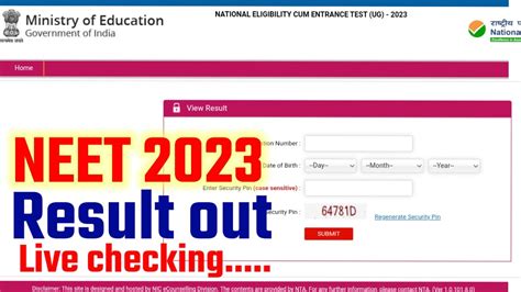 Neet Result Out 🔥 Neet Result 2023 Date Neet 2023 Latest News Today How