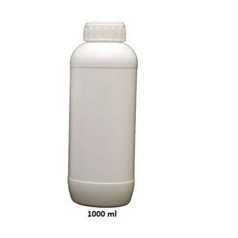 White Plain Ml Emida Shaped Hdpe Bottles Screw Cap Use For