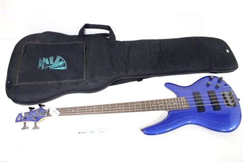 Soundgear By Ibanez Sdgr May Be Sr 300 Dx 4 String Bass Guitar Blue With Case Bunting