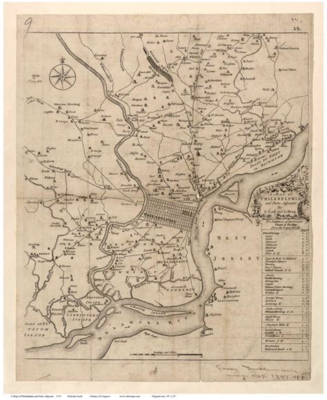 Old Maps of Philadelphia, PA