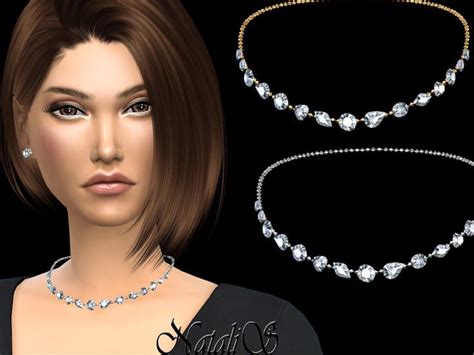 NataliS Dazzling Gems Necklace Short Version Found In TSR Category