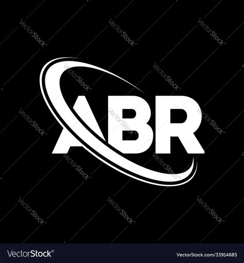 Abr Logo A B R Design White Letter Abra B R Vector Image