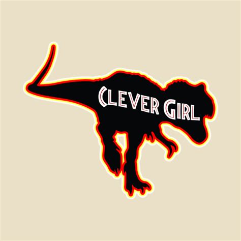 Velociraptor Clever Girl Raptor Jurassic Dinosaur Raptor T Shirt