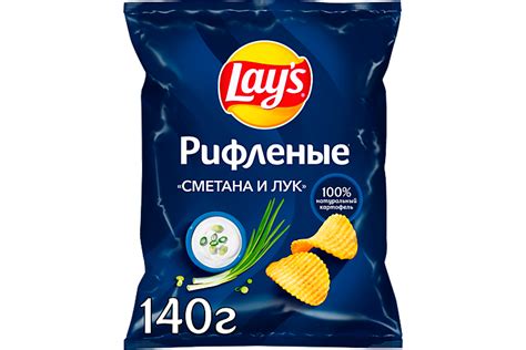 Чипсы «Lay's» Сметана и лук, 140 г – купить по приятной цене с ...