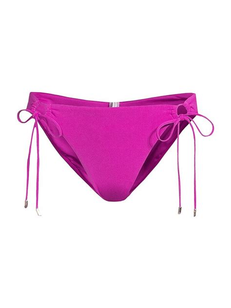 Robin Piccone Women S Aubrey Side Keyhole Bikini Bottom Bougainvillea Editorialist