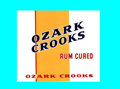 Ozark Crooks Rum Cured Cigar Label Etsy