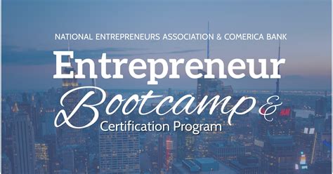 Entrepreneur Bootcamp And Certification Program Seeks To Increase Success