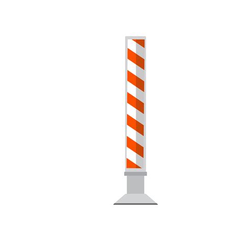 Road Traffic Sign Cone Barrier In Flat Design 34222145 PNG