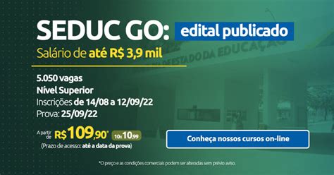 Concurso Seduc Go Vagas Abertas Blog Aprova Concursos Not Cias