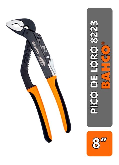 Pinza Pico De Loro Bahco 8223 Ergo Polygrip Ajustable 210 Mm