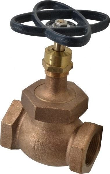 Nibco 1 14 Pipe Threaded Ends Bronze Integral Globe Valve Msc Industrial Supply Co