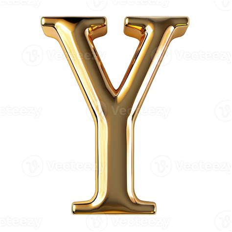 Golden Solid Written Y Transparent Background 50517644 Png