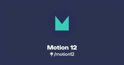 Motion 12 | Instagram, Facebook | Linktree