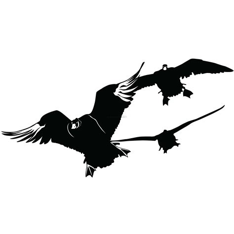 Geese Coming In Decal Goose Hunting Sticker