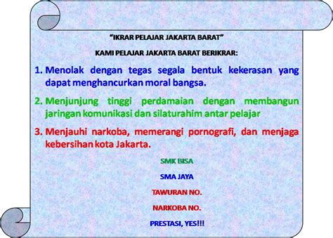 Ikrar Pelajar Smk Mutiara Bangsa Tiga