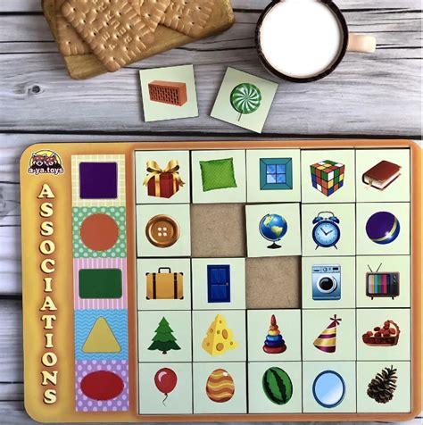 Сортер дерев'яний Асоціації – Геометричні фігури - Дерев'яні іграшки ...