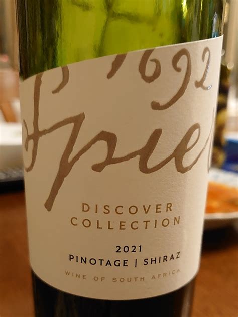 Spier Discover Collection Pinotage Shirazスピアー Vinica 無料のワインアプリ