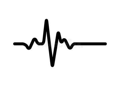 De Reeks Van Het Hartritme Elektrocardiogram Ecg