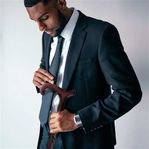 Accessorise A Black Suit With A Stick Uk