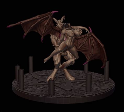 DEMON FUCKING NAKED BIG BOOBS DEVIL GIRL STL File For Cults