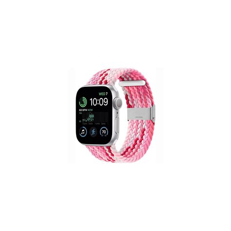 Flätat Elastiskt Armband Apple Watch SE 2022 40mm Gradientred