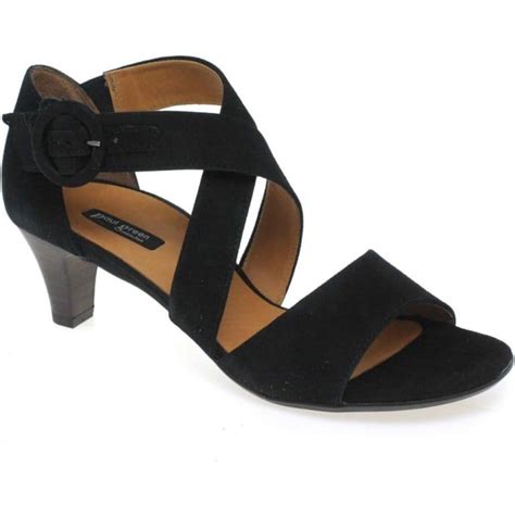 Paul Green Cross Ladies Buckle Sandals Leather Charles Clinkard