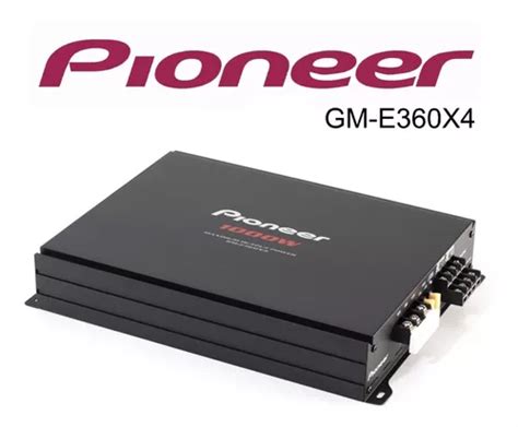 Amplificador Pioneer Gm e360x4 4 3 2 Canales 1000w Max Envío gratis