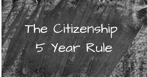 Citizenship FAQs What Is The 5 Year Rule Godoy Law Office